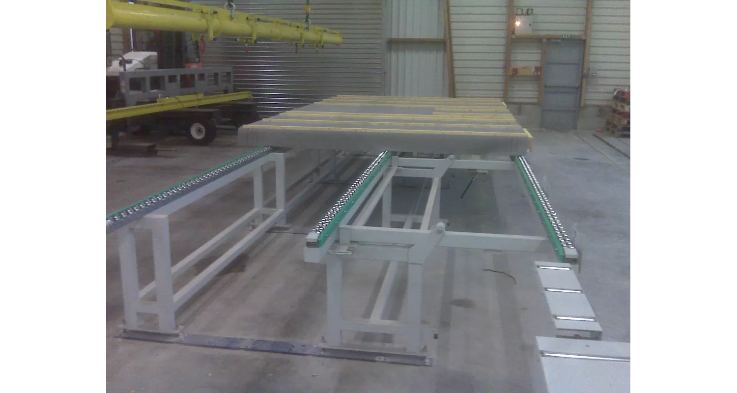 TABLE DE SORTIE BASCULANTE