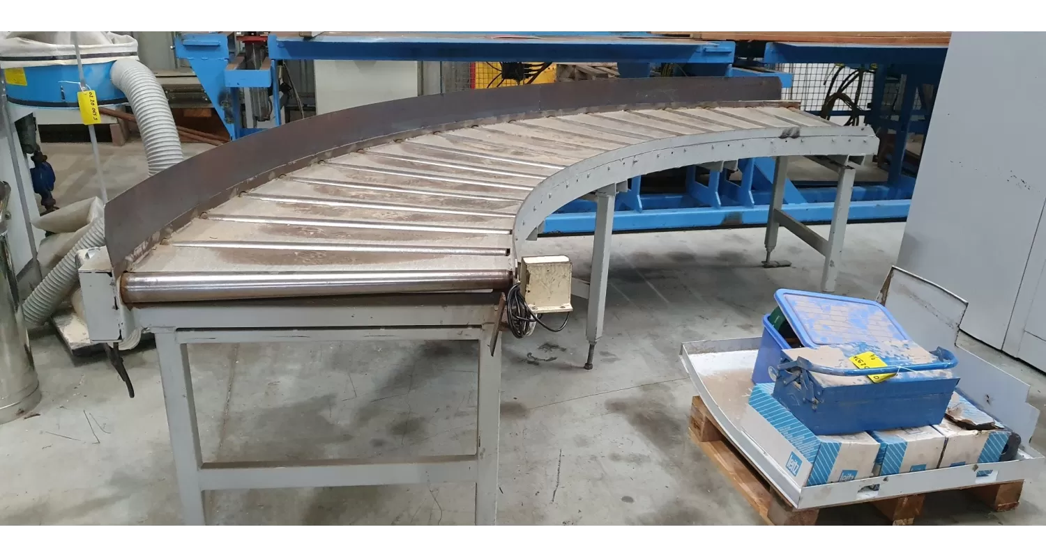 TRANSFERT 1/4 DE ROND A ROULEAUX MOTORISES