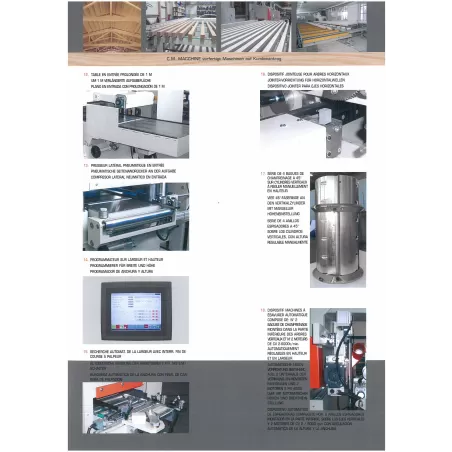 RABOTEUSE FACES DE CHARPENTE C.M.MACCHINE KOMPAT 500x300