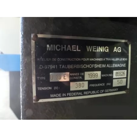 MOULURIERE 4 FACES WEINIG UNIMAT-23-E  A 6 PO