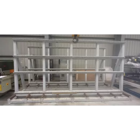 RACKS FIXES VERTICAUX À ROULEAUX 2X5M