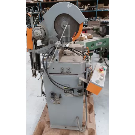 SCIE À ONGLETS ALU  - ELUMATEC MSG 73+CONVOYEUR & TABLE MMS200/30