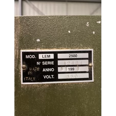 PONCEUSE LONGUE BANDE  MEBER LEM 2500mm