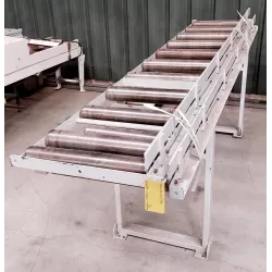 TABLES A ROULEAUX AVEC CORNIERE DE GUIDAGE 2x 3M