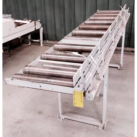 TABLES A ROULEAUX AVEC CORNIERE DE GUIDAGE 2x 3M