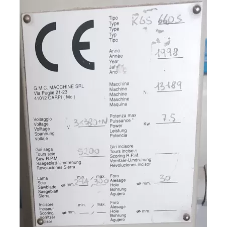 MODELE SCIE VERTICALE À PANNEAUX -