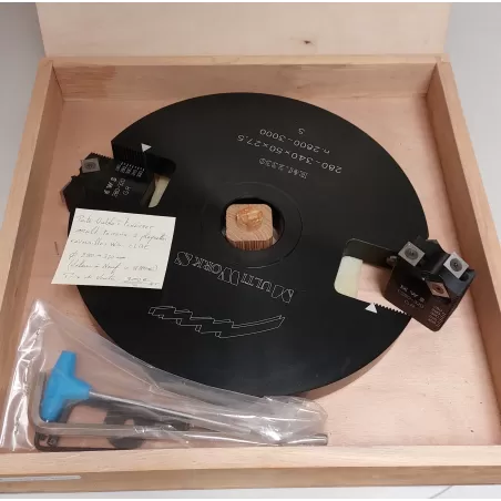 LOT DEMARRAGE OUTILS DE TOUPIE OCCASION ALESAGE Ø50MM