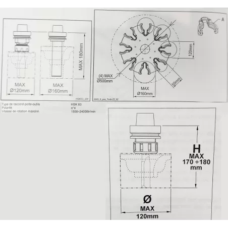 CENTRE DE FRAISAGE & PERCAGE 3 AXES - SCM TECH Z2-27
