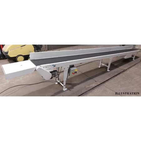 CONVOYEUR A BANDE 300 X 5000 MM