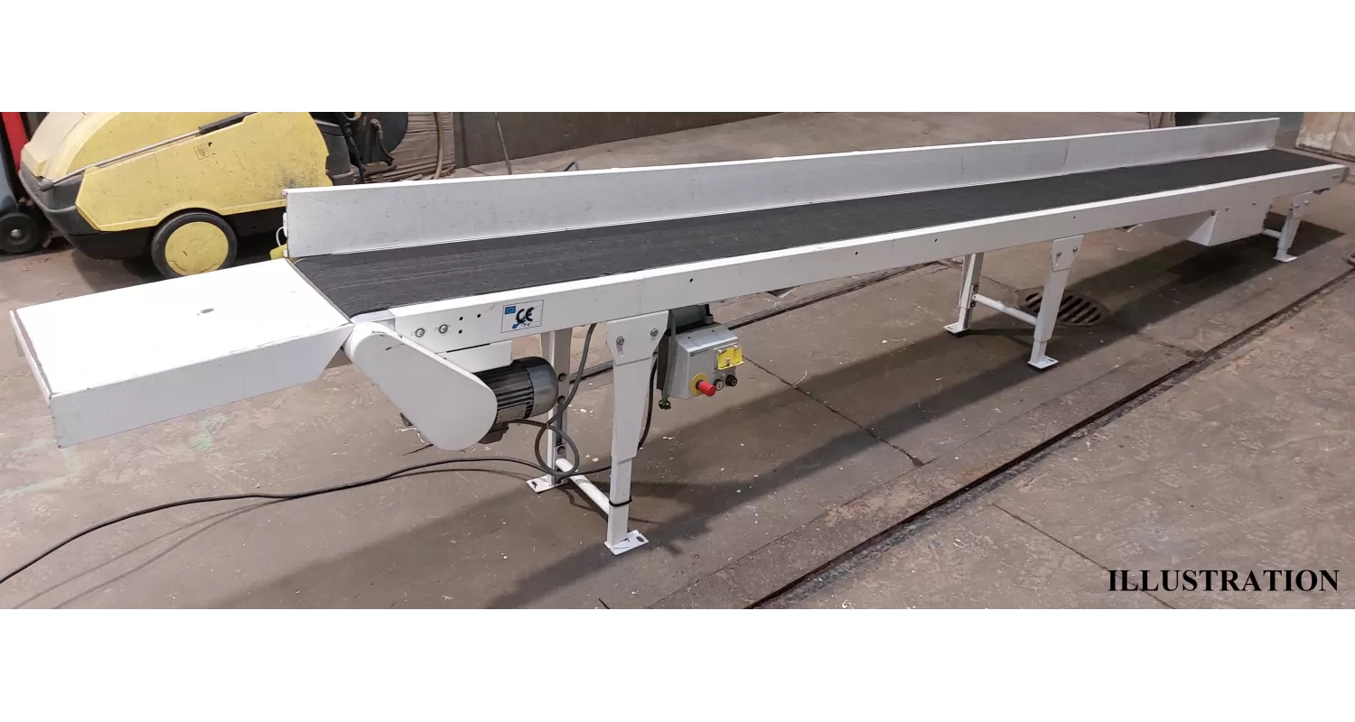 CONVOYEUR A BANDE 300 X 5000 MM