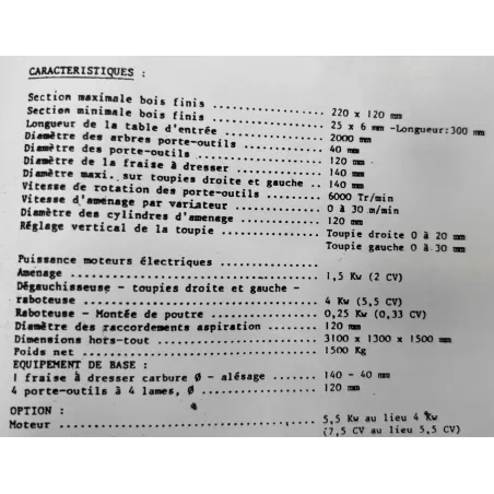 CORROYEUSE 4 FACES - CHAMBON 1222 U