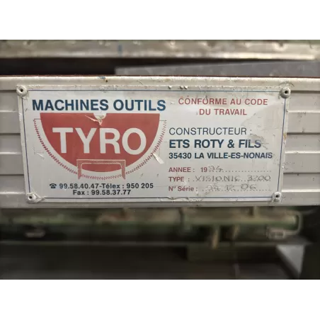 BUTÉE DE POSITIONNEMENT NUMÉRISEE & TABLE PLEINE -TYRO