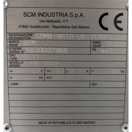 COMBINÉE MULTI-OPERATIONS NEUF - SCM LAB300P