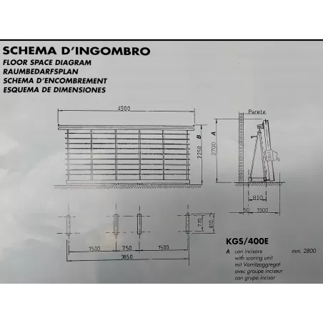 SCIE VERTICALE À PANNEAUX - GMC KGS400