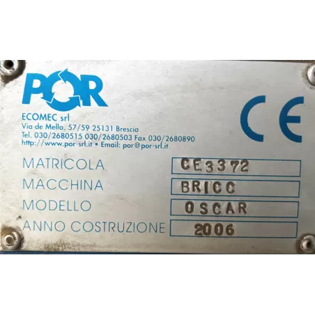 PRESSE A BRIQUETTE - POR