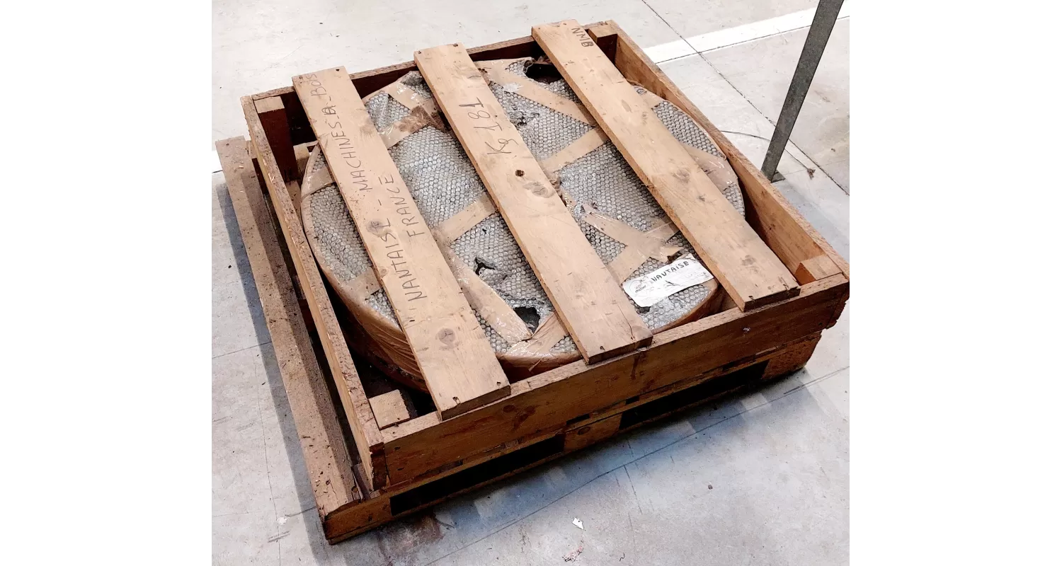 2 VOLANTS DE SCIE A RUBAN 900MM DEDOUBLEUR MEBER