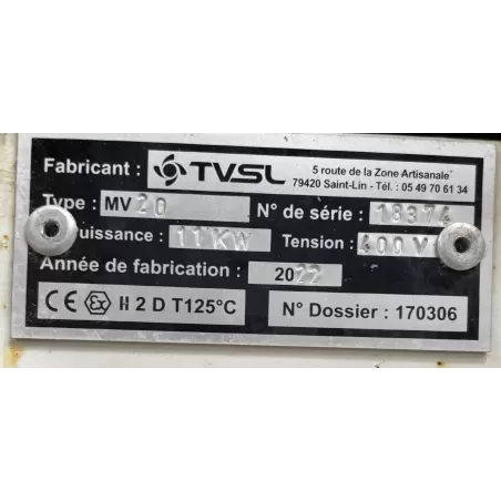 UNITÉ FILTRANTE TVSL