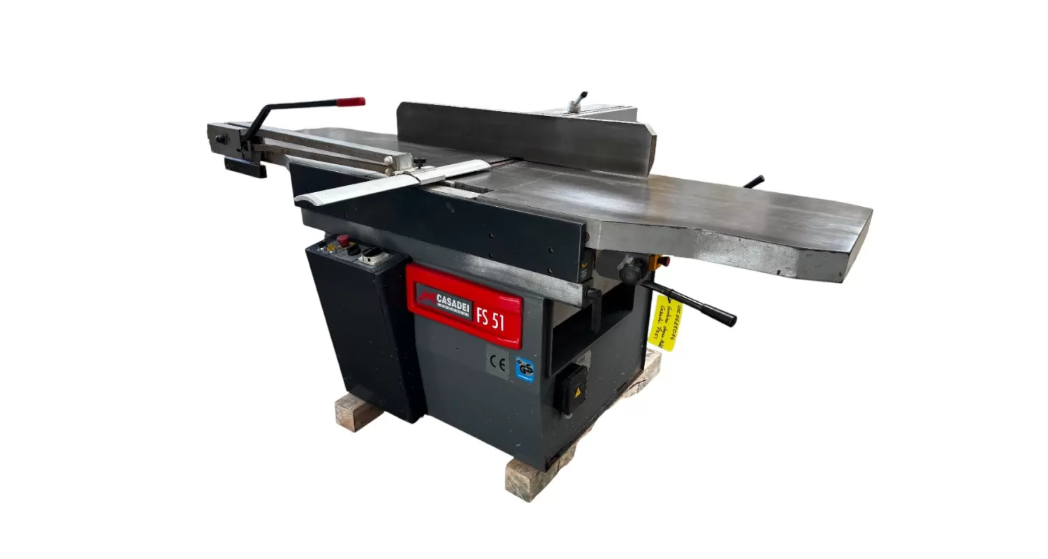 COMBINÉ DÉGAUCHISSEUSE RABOTEUSE MORTAISEUSE - CASADEI FS51
