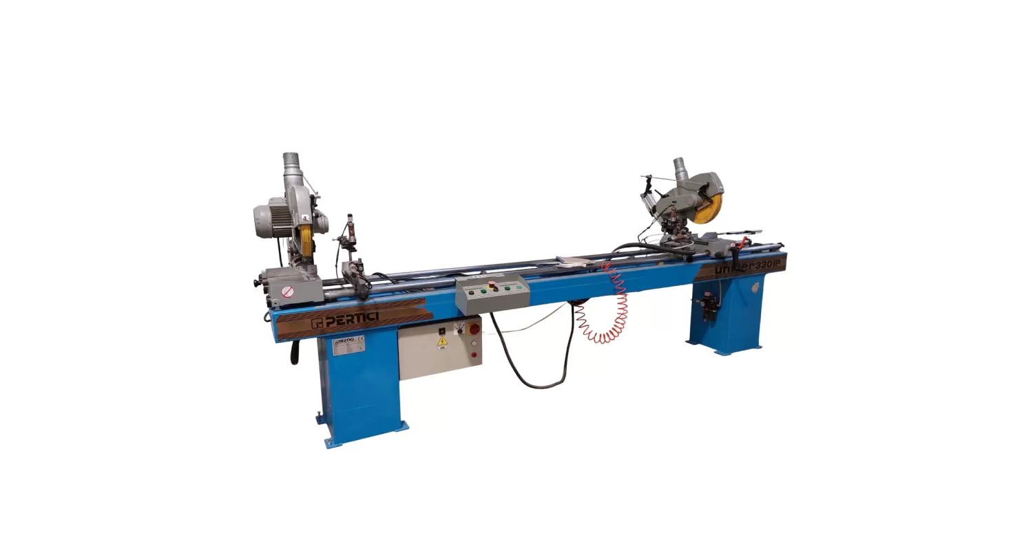 SCIE TRONÇONNEUSE DOUBLE TÊTE SEMI-AUTO 3,30 M - PERTICI 330 IP