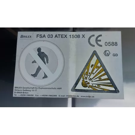 GROUPE FILTRANT AVEC EVENT ANTI-EXPLOSION & ÉCLUSE - SAMSOUD AF IV 135