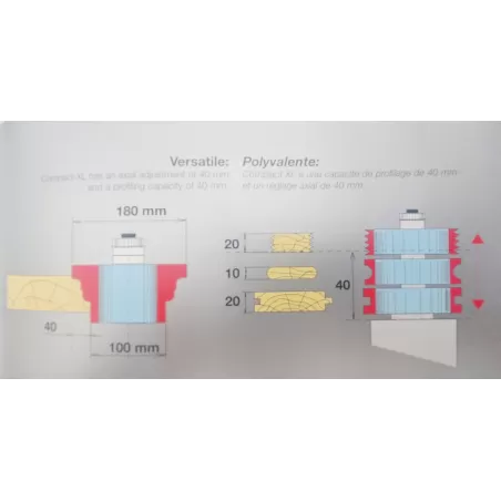 CORROYEUSE 4 PO 230 X 1120 MM SCM COMPACT XL