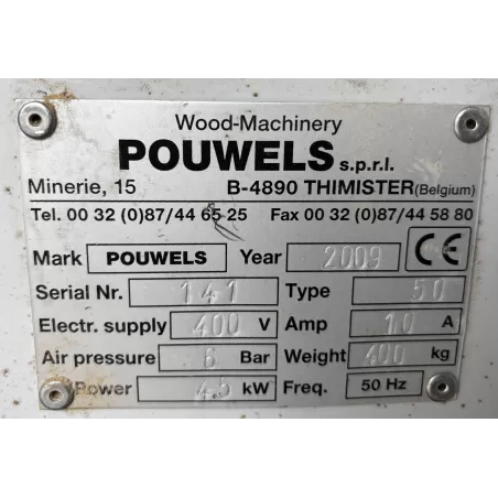 FRAISEUSE DEFONCEUSE - POUWELS DEF 50