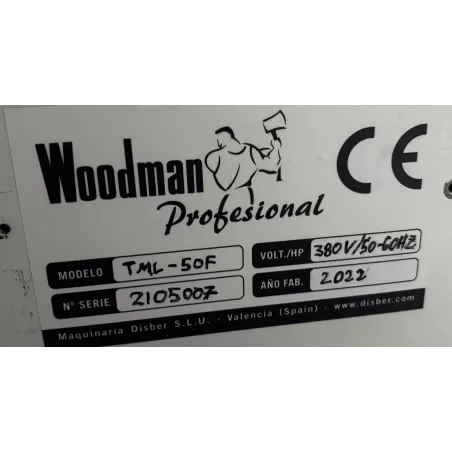 TOUPIE kW TABLE LONGUE - WOODMAN TML-50F