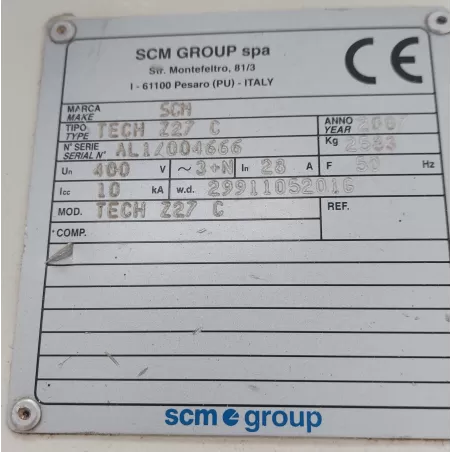 CN CENTRE DE FRAISAGE & PERCAGE 3 AXES - SCM TECH Z 2 27