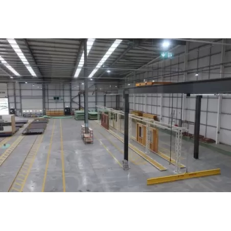 Système vertical de stockage et de travail de panneaux - X-Vertical Stillage