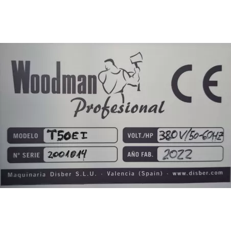 TOUPIE ARBRE INCLINABLE ?? AVEC ENTRAINEUR ?? - WOODMAN T50EI