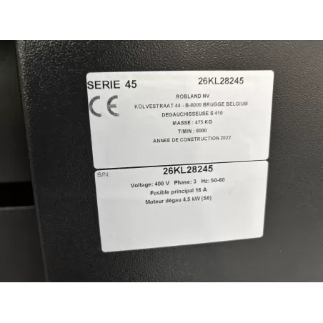 DÉGAUCHISSEUSE 410 MM - ROBLAND S410