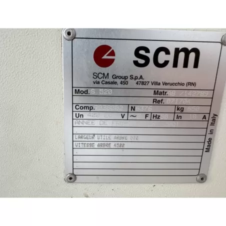 RABOTEUSE 520 MM - SCM S520