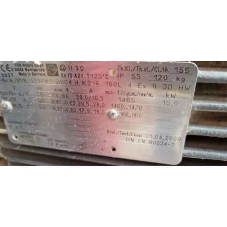 MOTOVENTILATEUR FAGIDA 15 KW CE ATEX