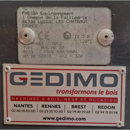 MOTOVENTILATEUR FAGIDA 15 KW CE ATEX