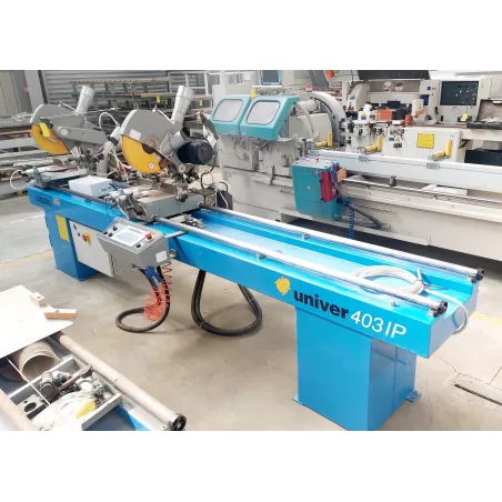 OCCASION TRONCONNEUSE DOUBLE 2x3KW NUMERISEE 3,50m PERTICI UNIVER 403IP : GEDIMO