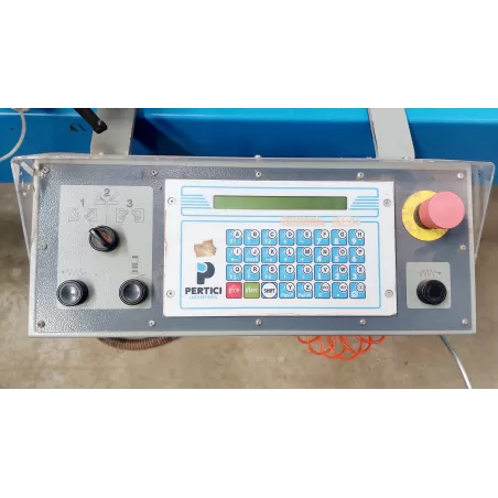 OCCASION TRONCONNEUSE DOUBLE 2x3KW NUMERISEE 3,50m PERTICI UNIVER 403IP : GEDIMO